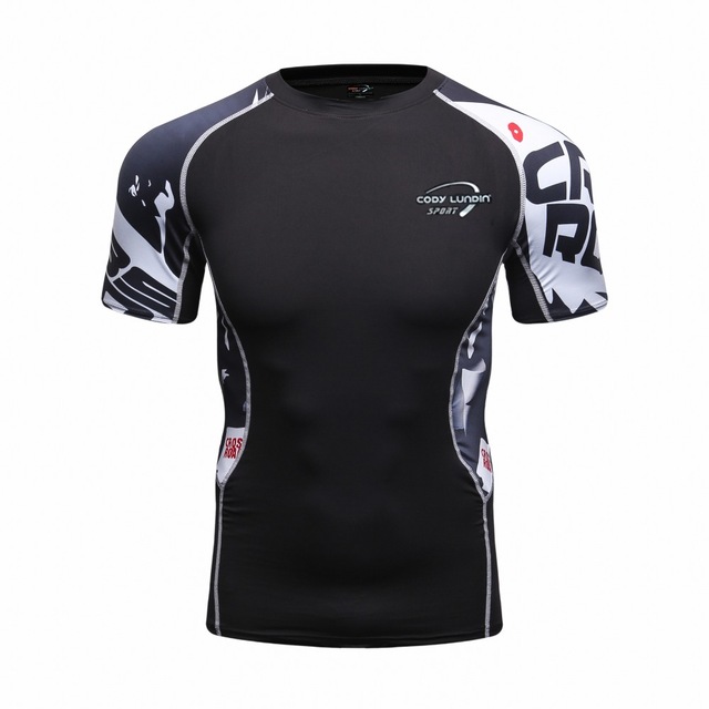 Avengers T Shirt 3D Compression Short Sleeve Fitness
