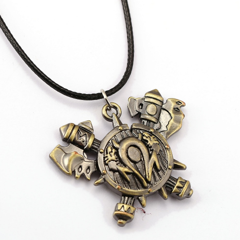 World of Warcraft Horde Shield Pendant