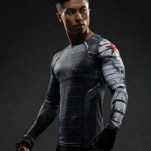 Winter Soldier Avengers 3 Compression Long Sleeve T Shirt